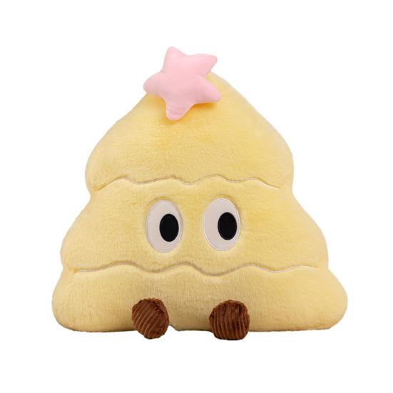 Christmas Tree Plush Pillow Blanket Cartoon Tree Shape Throw Pillow Stuffed Plushie Hugging Cushion Sofa Bedroom Living Room Decoration