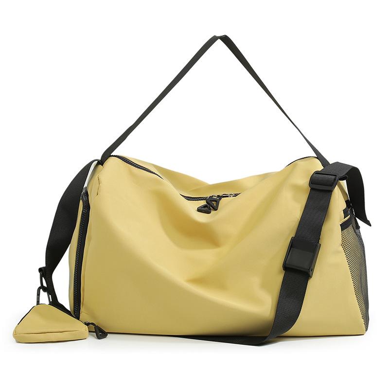 

New large-capacity sports fitness belt independent shoe compartment dry and wet separation swimming bag simple trend storage bag men and women жёлтый