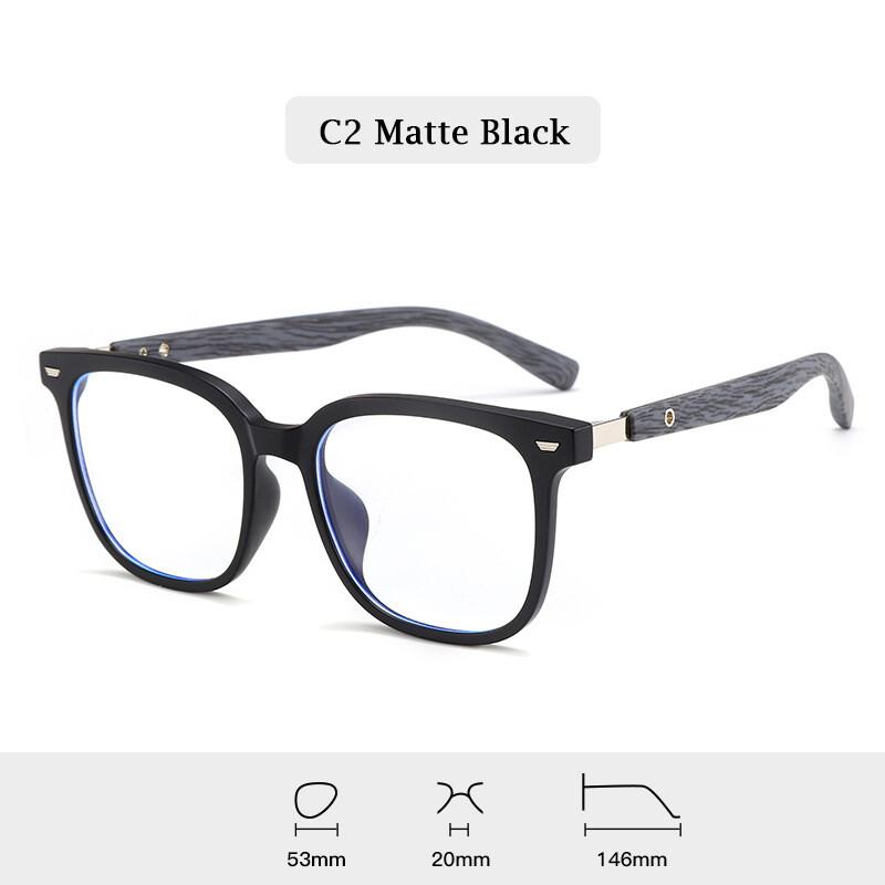 Imitation Wood Grain Eyeglass Men's Reading Glasses Optical Lenses Grade Glasses Prescription For Eyepieces Anti-glare Lenses