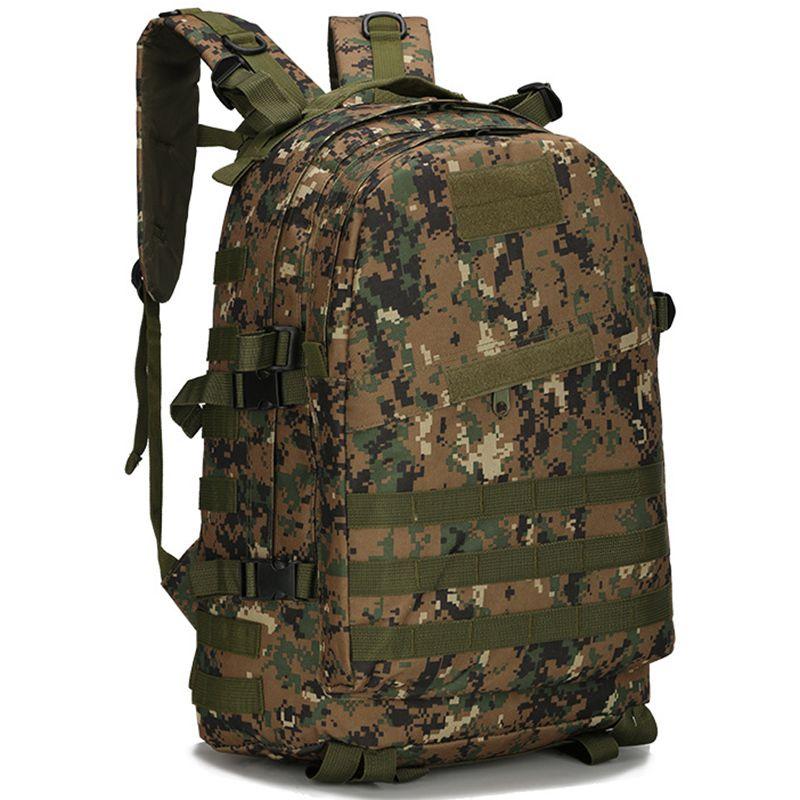 Military Tactical 40l Shoulder Backpack Rucksack Hiking Camping Trek Bag Outdoor