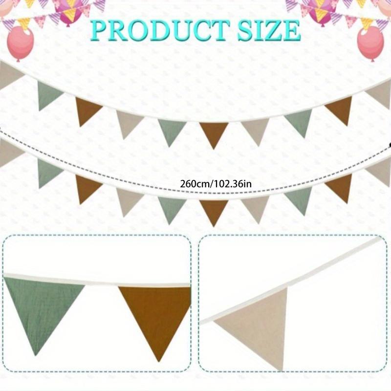 Pennant Banner Flags Infant and Toddler Room Decoration Pennant for Nursery Decor Baby Birthday Boho Wedding Shower