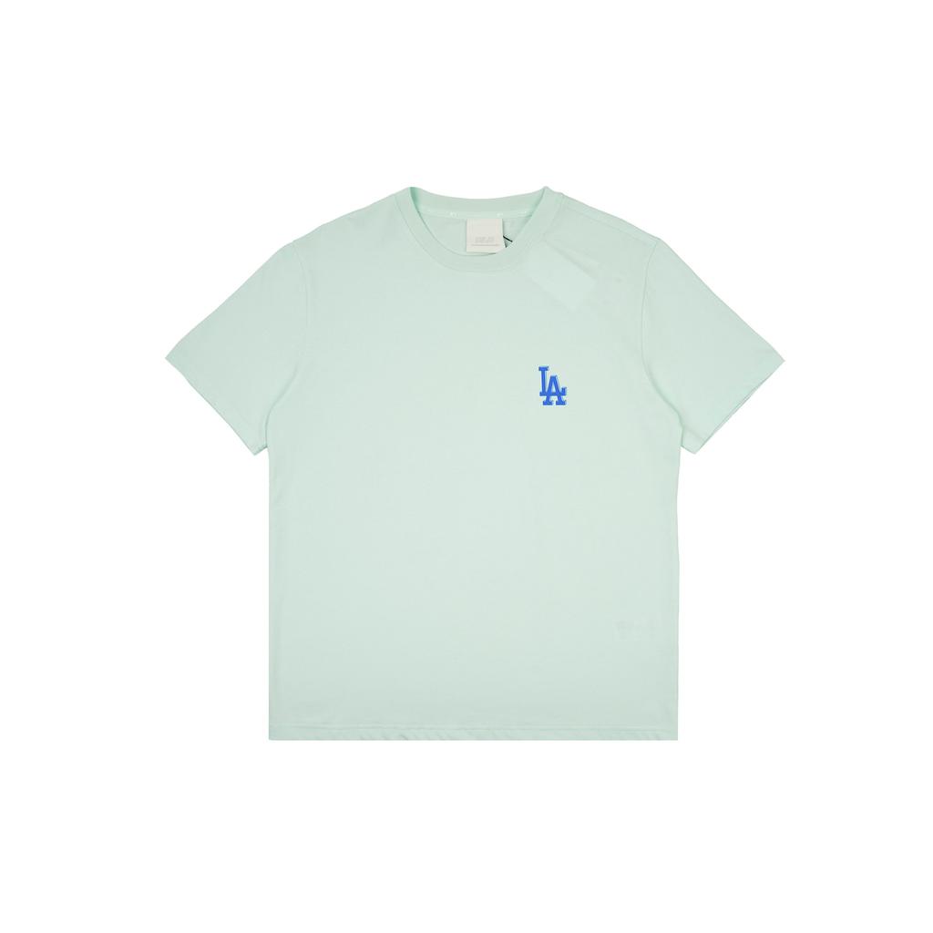 New MLB Drop Shoulder Sleeve T Shirt Unisex Green 31TS11131-07T