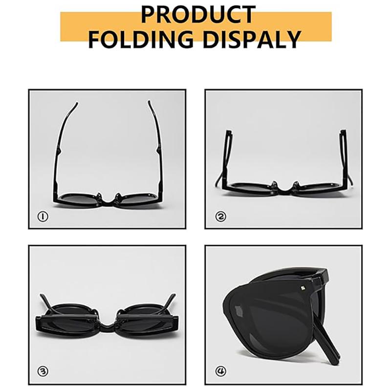 Очки складные солнцезащитные очки индивидуальные очки солнцезащитные летние — фото 7