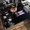 Colorful kpop Artwork Office Rug Chair Mat, Game Carpet, Suitable for Front Door, Bedroom, Living Room, Desk, Holiday Gift
