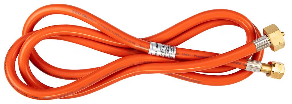 Gas connection hose, 2 m