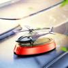 Samolot na energię słoneczną Zabawka Samolot obrotowy Ozdoby Samochodowe Helikopter Aromaterapia Akcesoria do wnętrza Ozdoba na biurko