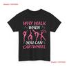 Gymnastics T Shirt Why Walk When You Can Cartwheel Gymnast Vintage Streetwear