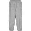 Fleece Lined Soft Comfortable Simple Cuffed Casual Pants Men Bottoms Gray L424M127-004F