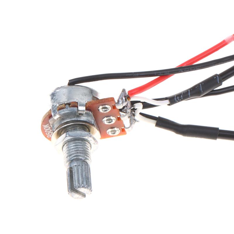 Elektrische Gitarre Tonabnehmer Q84C Schallloch Vorverdrahtet Aktiver Tonabnehmer 4 Saiten Für Zigarrenkisten Gitarre Teile Zubehör