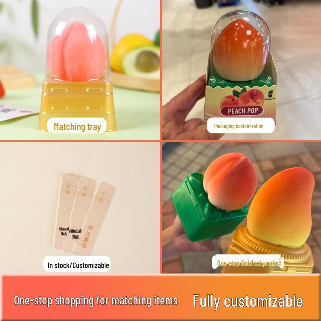 Food-Grade 3D Strawberry Ice Cream & Fruit Mousse Silicone Mold