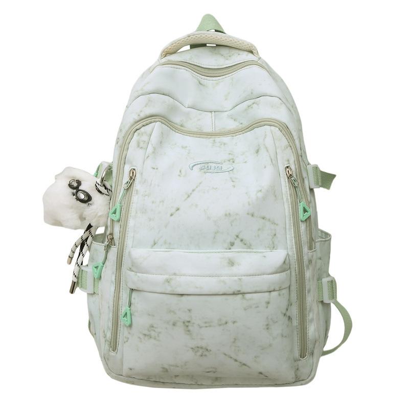School bag 25 summer new simple large capacity junior high school students backpack travel computer bag female