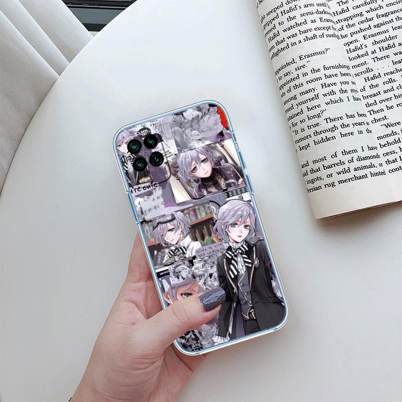 Disney Twisted Wonderland Transparente Handyhülle für Samsung Galaxy A04 A04S A14 A23 A34 A54 M23 M33 M52 M53