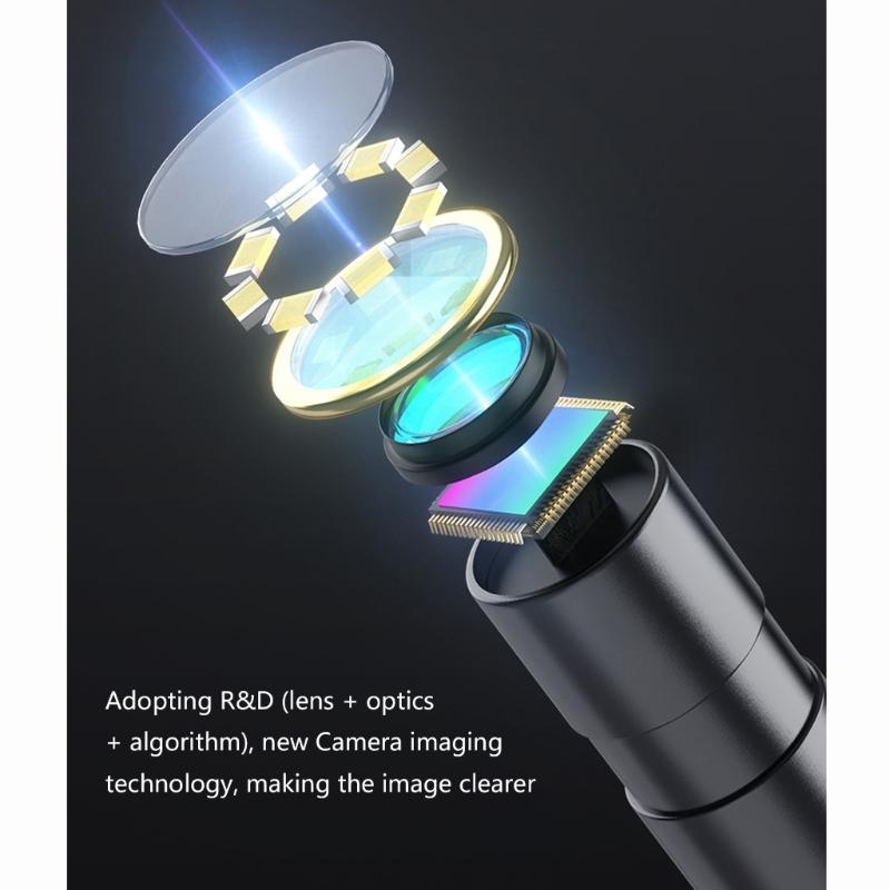 Industrial Endoscope With Clear Camera Flexible Extension For Automotive And Mechanical Inspection