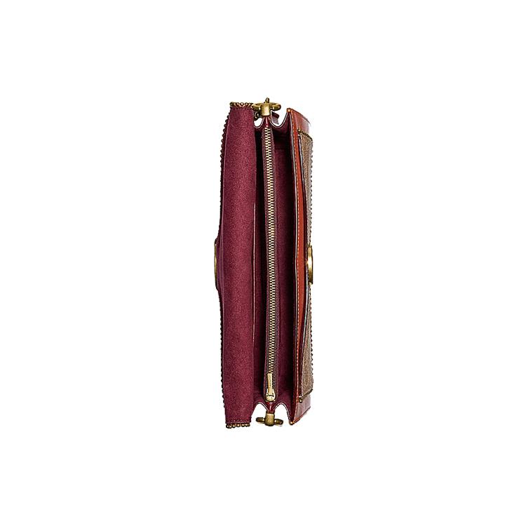 New COACH Tabby Leather Shoulder Bag, Crossbody Bag, Shoulder Bag Women's Rusty Red 6793-B4NQ4