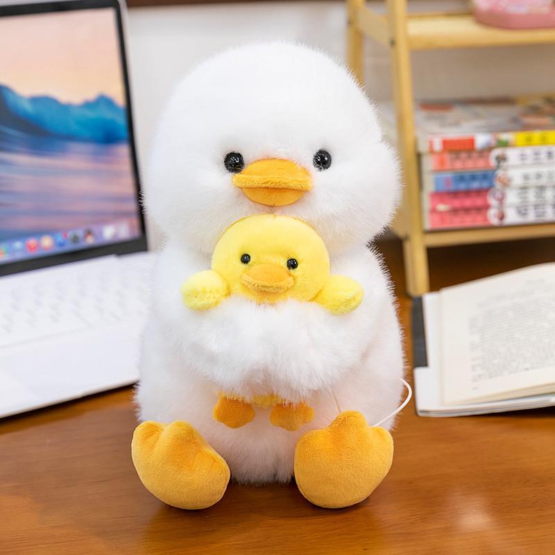 Animal Mother Child Plush Toys Fox Duck Stuffed Gift Dolls