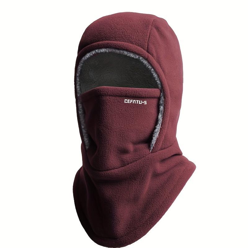 

Winter Warm One-Piece Hood, Scarf Face Mask Ear Protection, Balaclava, Thick Material, Style Fit Face, Windproof, Suitable for Men And Women