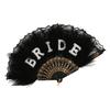 Elegant Lace Feather Fan Cooling Lace Fan For Bridal Wedding Photography Accessories And Cooling Decoration