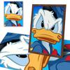 5D Diy Diamond Painting Angry Donald Duck Full Drill Rhinestones Mosaic Embroidery Handmade Products Home Decor Gift