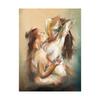Abstract Couple Kiss Hug Erotic Nude Lovers Embracing Fantasy Sexual Poster Wall Art Pictures Canvas Painting Room Home Decor