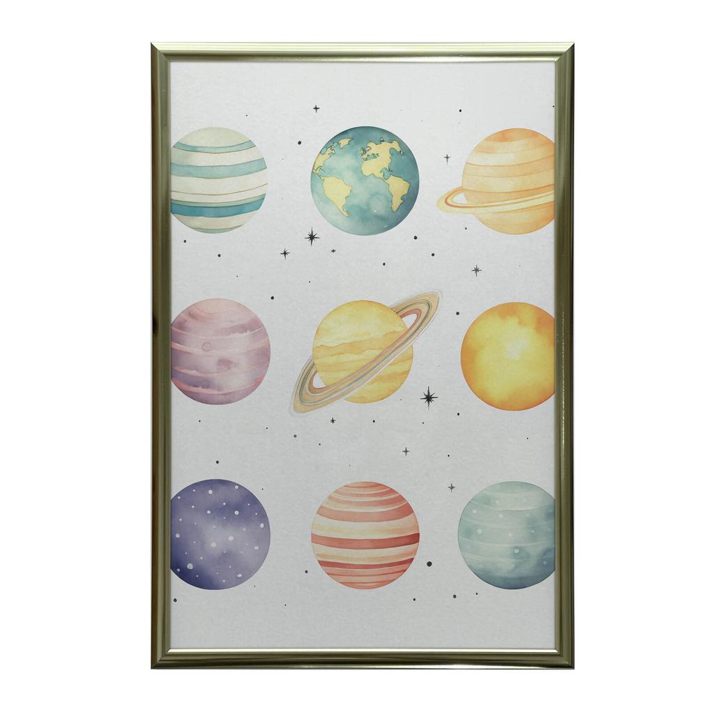 Star Discoveries: Little Astronomer's Poster Star Discoveries: Little Astronomer Poster, 50X70 Cm, Unframed, Matte Paper 230 Gsm