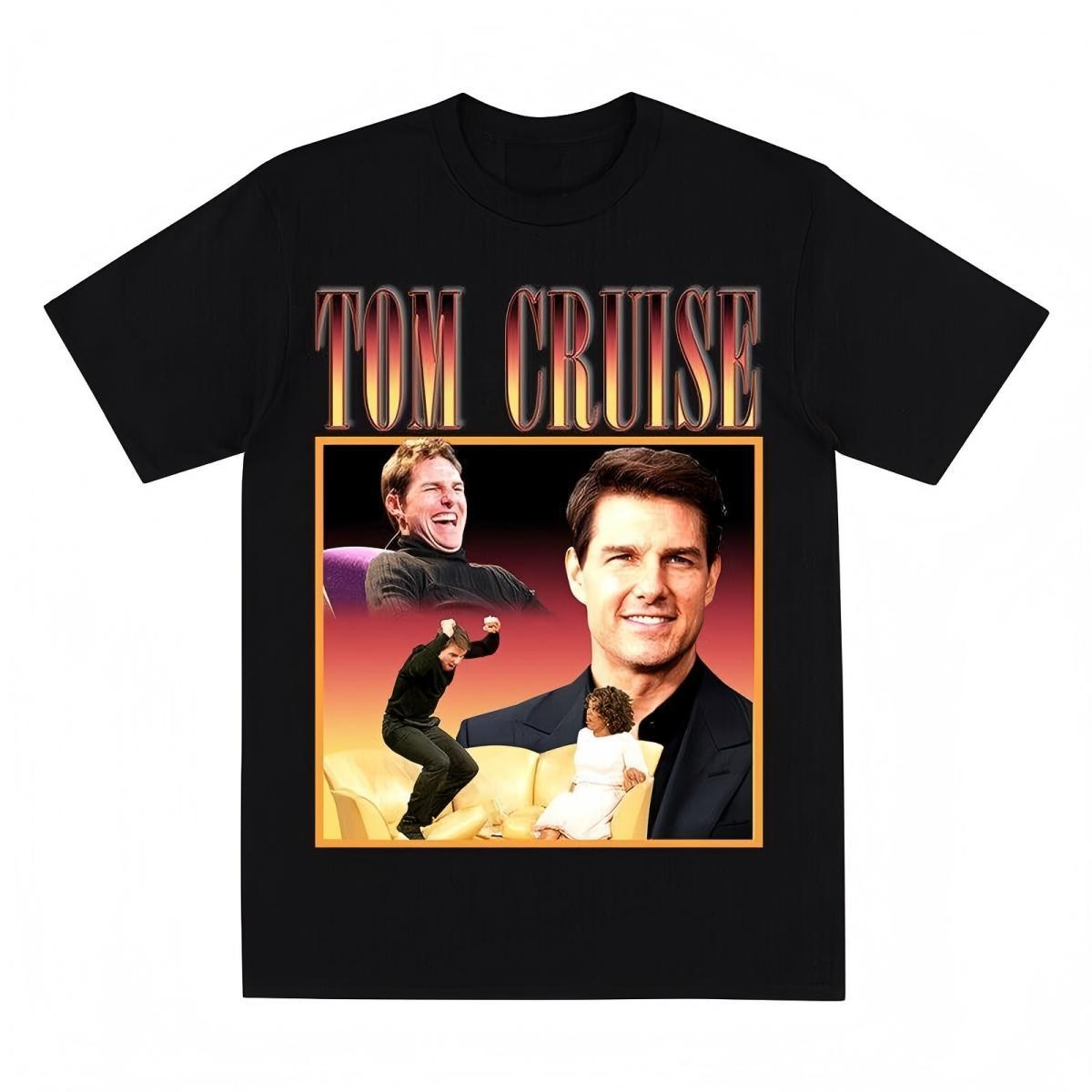 Tom Cruise Retro Collage T-Shirt XXL чёрный