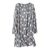 Spring Autumn Women Nightgown Round Neck Cartoon Printing Long Sleeves Loose Pullover