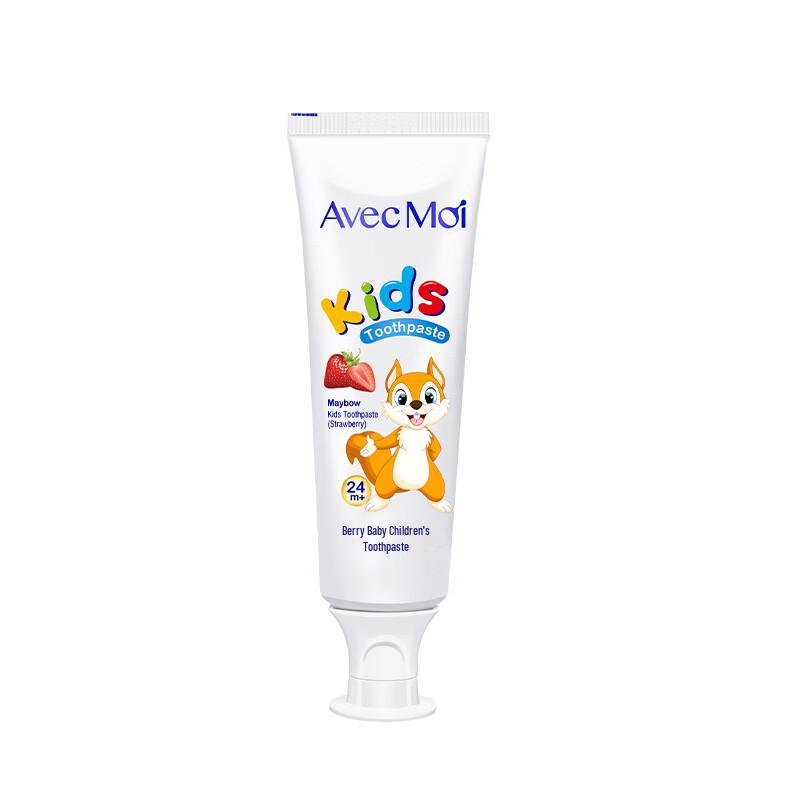 

Avec Moi Kids Probiotic Low Fluoride Strawberry Toothpaste