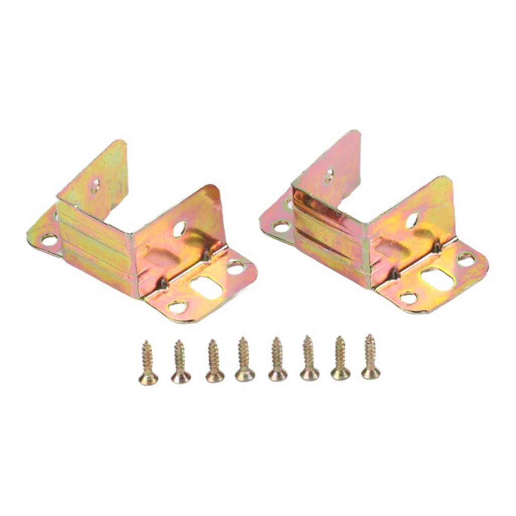 Sleek U Shaped Bed Connecting Connector Brackets Centre Support Clip 20mm
