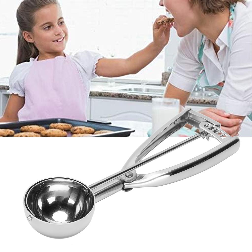 Keksportionierer für Teigbacken SUS304 Edelstahl Melonenbällchenausstecher Mini Eisportionierer 50mm