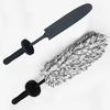 Tire Cleaning Brush Wheel Cleaning Tool 42cm Microfiber Car Wheel Brush Soft Synthetic Fiber Rim And Tire Cleaner Multi-Functional Car Wash Brush