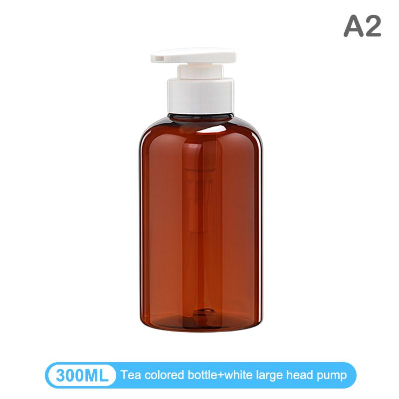 1Pcs Refillable 300/500 mL Dispenser Bottles – Empty Containers for Shampoo, Conditioner, Body Wash, and Liquid Soap