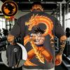 2026 Summer Dragon Ball Retro High Quality Cotton Men's T-shirts Oversized Goku Printed Unisex Children's Casual Short Sleeves