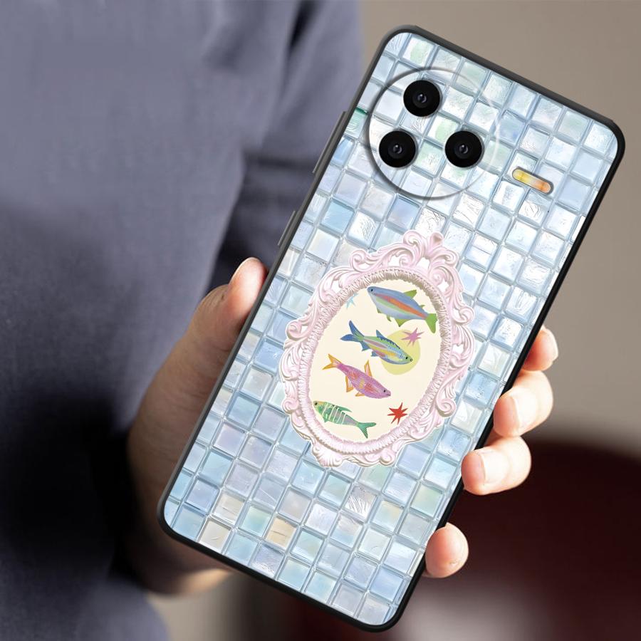 Funda Phone Cover Case for Xiaomi Redmi A1 A2 Plus 13C A4 A5 12C K40 K80 Pro 14C A3 9 10 Cartoon Creative Fish