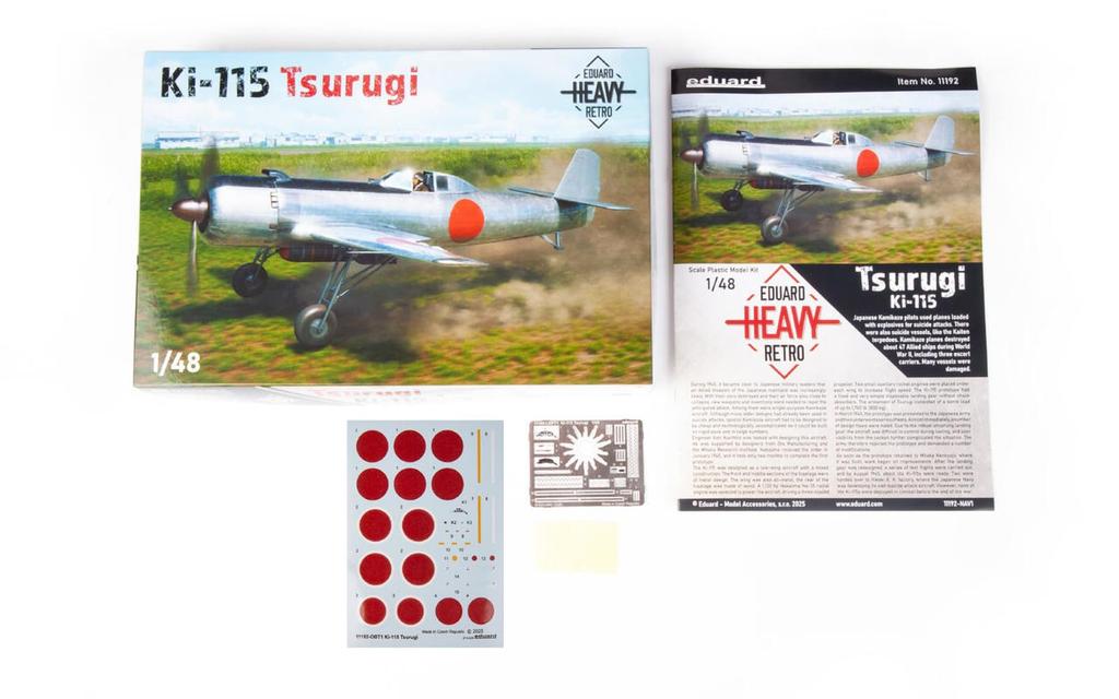 Eduard Limited Edition Ken Plastic Model Kit EDU11192 1/48 Ki-115 (Airplane)