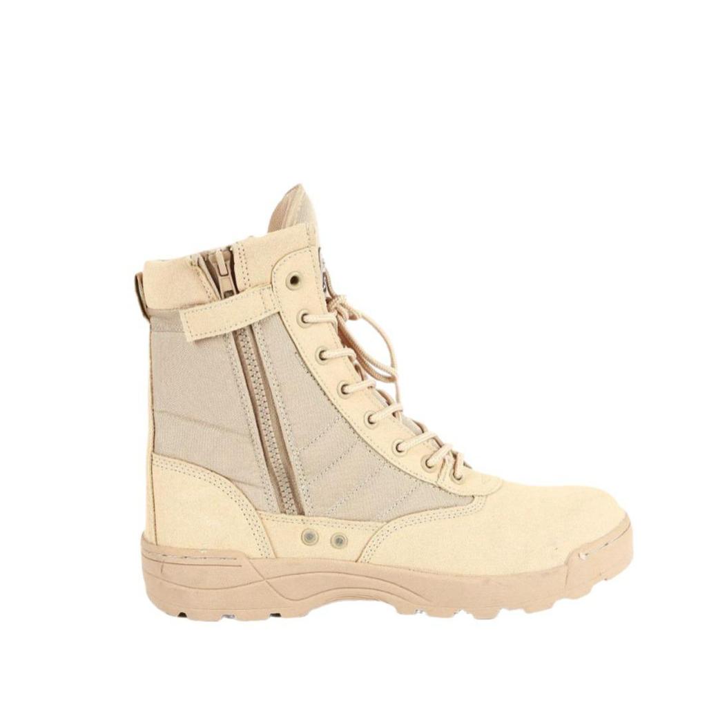 Men's Ultra-light Breathable Combat Tactical Boots - High-top Outdoor Desert & Mountaineering Training Shoes