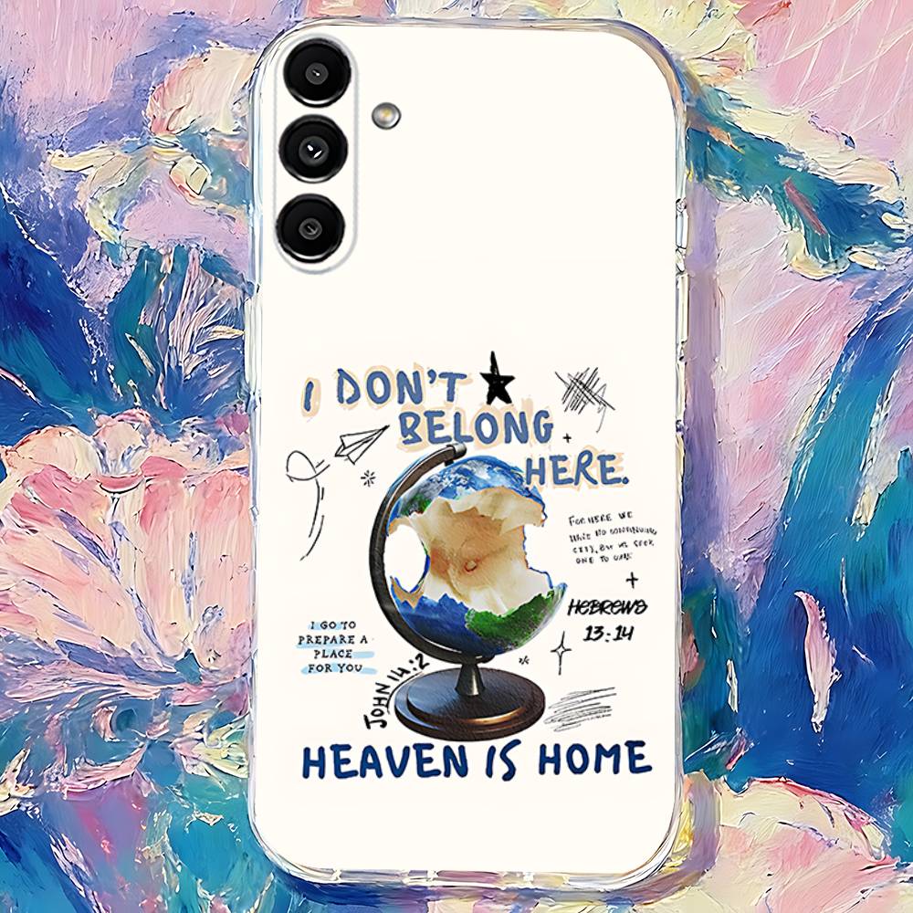 

God Jesus Bible Verse Quotes Shockproof Clear Case For Samsung Galaxy S30,S25,S24,S23,S20,S21,S22,S10,5G,FE,lite,PIus Cover SamsungS10lite2019