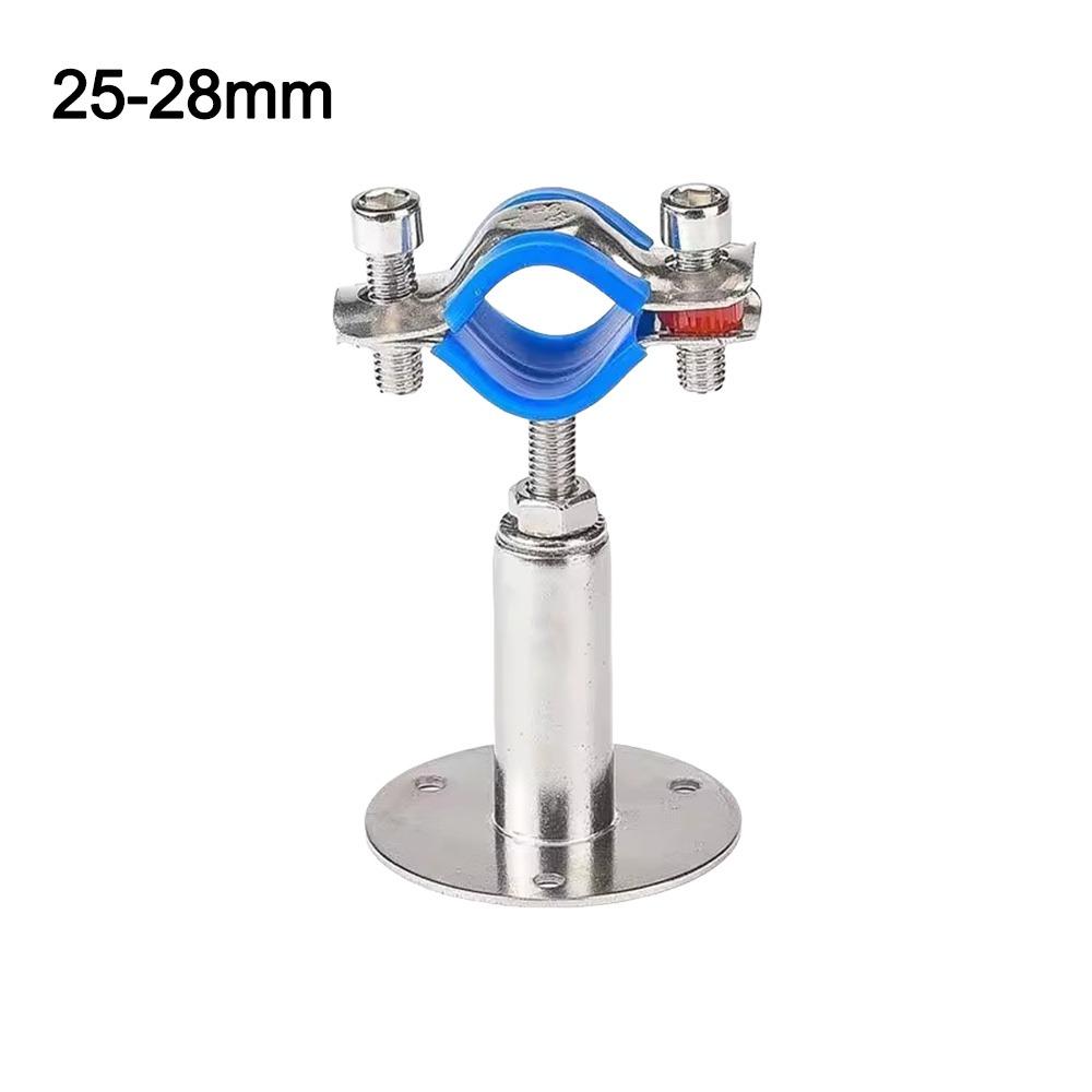 50-95mm Uchwyt do rury Zacisk 304 Stal nierdzewna Regulowany wspornik prętowy Klips z płytą bazową Zawieszenie Teleskopowy uchwyt do rury