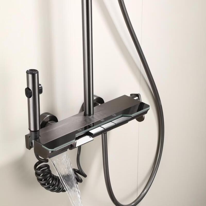 Yuzhuxun D5 Digital Display Shower Faucet Set