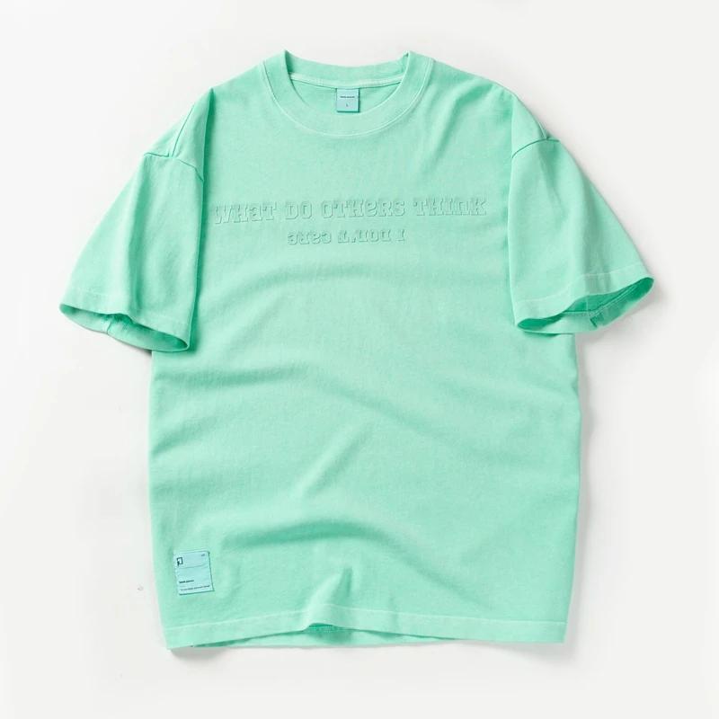 

Summer Men s T-shirt Cotton Solid T Shirt Men Causal O-neck Basic Tshirt Male High Quality Classical Tops XXL зелений