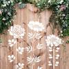 Painting Stencils Peony Sunflower Shape Wood Painting Flower Leaf Template Stencils DIY Projects Painting Templates