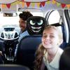 Upgrades Cartoon Evil Eyes Headrest Covers Strong Kids Friendly Designs Headrest Protector for Car Interior Protection