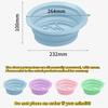 1PC Collapsible Silicone Face Ice Bath Tray Cold Therapy For Facial Puffiness Portable Cryo Skin Travel Beauty Bowl Facial Tools