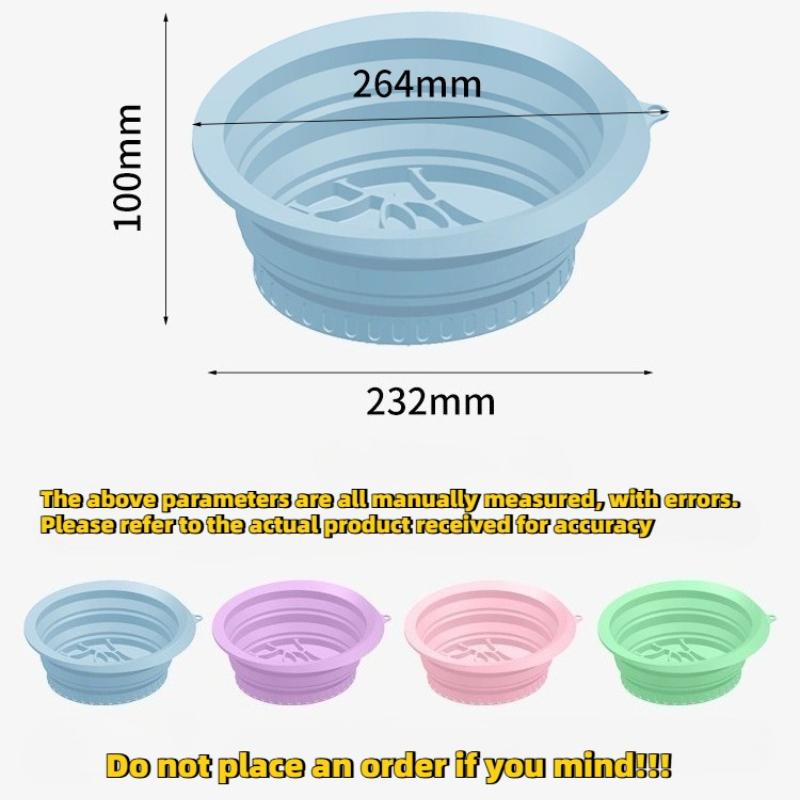 1PC Collapsible Silicone Face Ice Bath Tray Cold Therapy For Facial Puffiness Portable Cryo Skin Travel Beauty Bowl Facial Tools