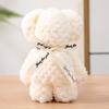 6PCS Cute Bear Towel Soft Coral Velvet Hand Towel Creative Wedding Bridesmaid Gifts Valentine's Day Gifts Party Decoration