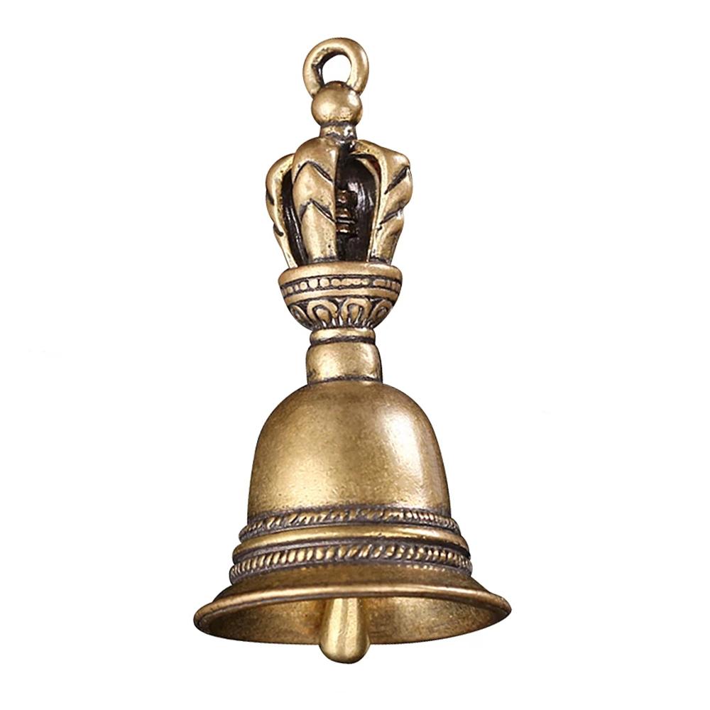 Brass Handicraft Magic Bell Wind Bell Tibetan Bronze Bell Keychain Pendant For Cristmas Home Decoration Pendant Antique Bell