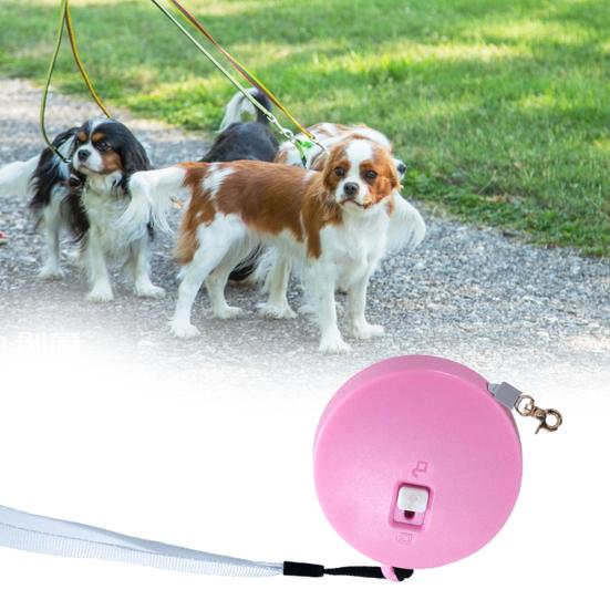Retractable Dog Leash 2m Portable Easy Carry Automatic Extending Rabbit Hamsters Leash