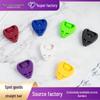 Heart-shaped Guitar Pick Box, Assorted Colors, Customizable, Portable Storage
