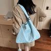 Nylon Women's Tote Bag Large Capacity Commute Bag Simple Bow Shoulder Bag  College Students