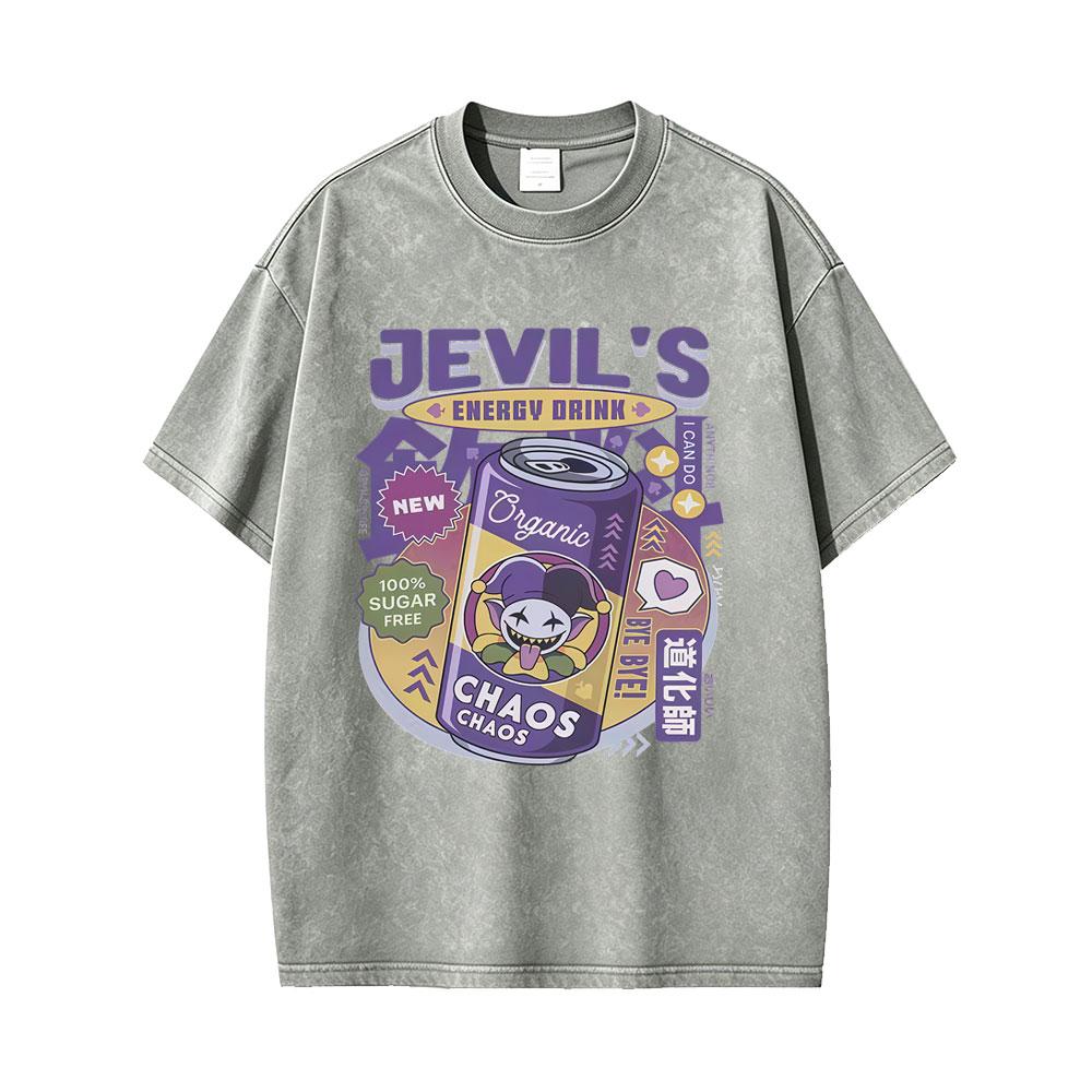Gewaschenes Vintage-Spiel Deltarune Tenna Es ist TV-Zeit Energetischer Showmaster Lustiges Meme T-Shirt Herren Damen Lässig Humor Harajuku T-Shirts