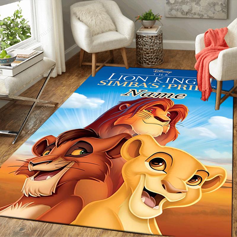 Custom 1Pc Lion Sunset Adventure Rug Office Carpet Indoor Outdoor Entrance Doormat Nonslip Soft And Comfortable Living Room D916103